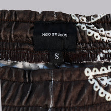 Load image into Gallery viewer, Paisley Shorts (Mocha)