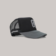 Load image into Gallery viewer, Detroit Trucker (Black/Grey)