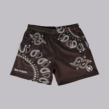 Load image into Gallery viewer, Paisley Shorts (Mocha)
