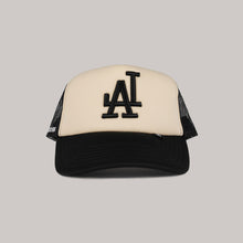 Load image into Gallery viewer, Beige/Black Trucker