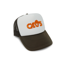 Load image into Gallery viewer, Vintage Cavs Trucker (White/Brown)
