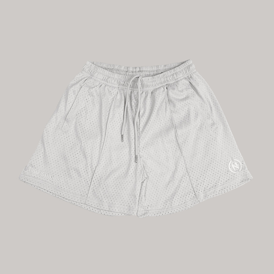 Pleated Shorts (Beige)