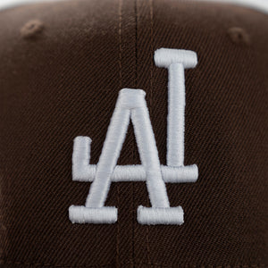 Los Angeles Fitted (Brown)