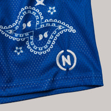 Load image into Gallery viewer, Paisley Shorts (Blue)

