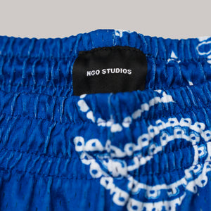 Paisley Shorts (Blue)