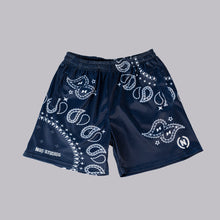 Load image into Gallery viewer, Paisley Shorts (Midnight Blue)
