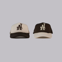 Load image into Gallery viewer, Brown &amp; Beige LA V2 Trucker
