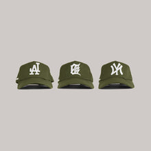 Load image into Gallery viewer, 5-PANEL HAT (OLIVE)
