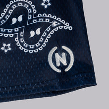 Load image into Gallery viewer, Paisley Shorts (Midnight Blue)
