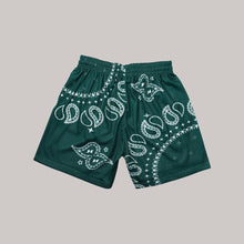 Load image into Gallery viewer, Paisley Shorts (Forest Green)
