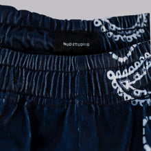 Load image into Gallery viewer, Paisley Shorts (Midnight Blue)
