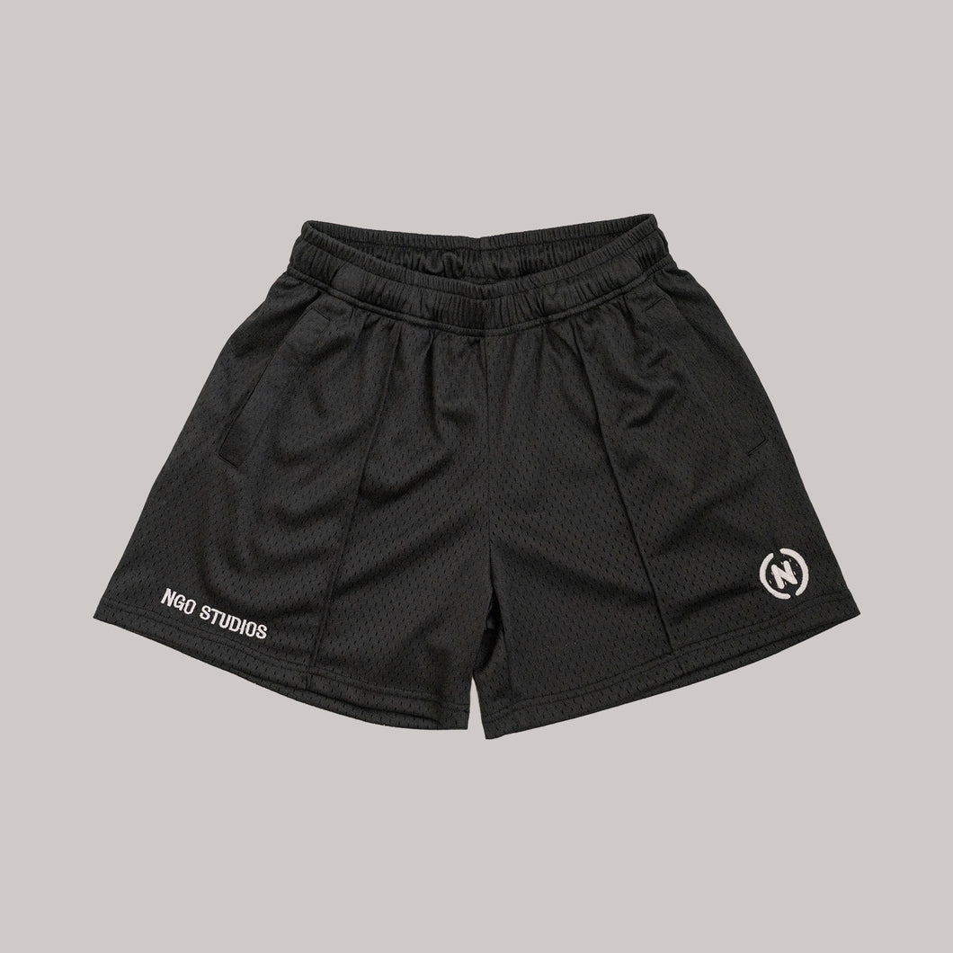 Pleated Shorts (Black)