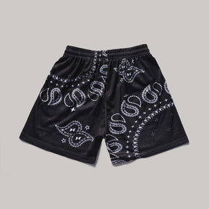 Paisley Shorts (Black)