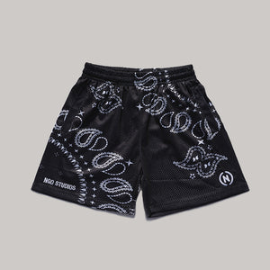 Paisley Shorts (Black)
