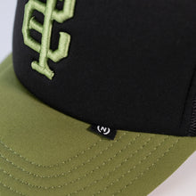 Load image into Gallery viewer, Olive &amp; Black San Francisco Trucker
