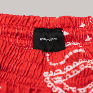 Paisley Shorts (Red)