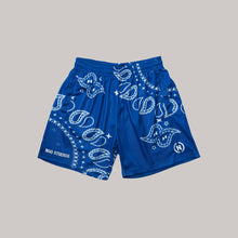 Load image into Gallery viewer, Paisley Shorts (Blue)
