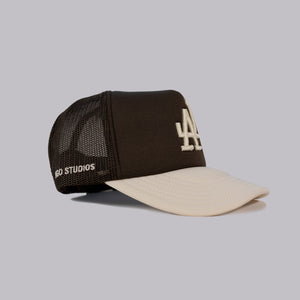 Brown & Beige LA V2 Trucker