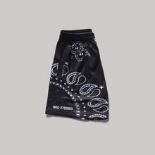Load image into Gallery viewer, Paisley Shorts (Black)

