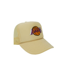 Load image into Gallery viewer, Vintage Lakers Trucker (Beige)
