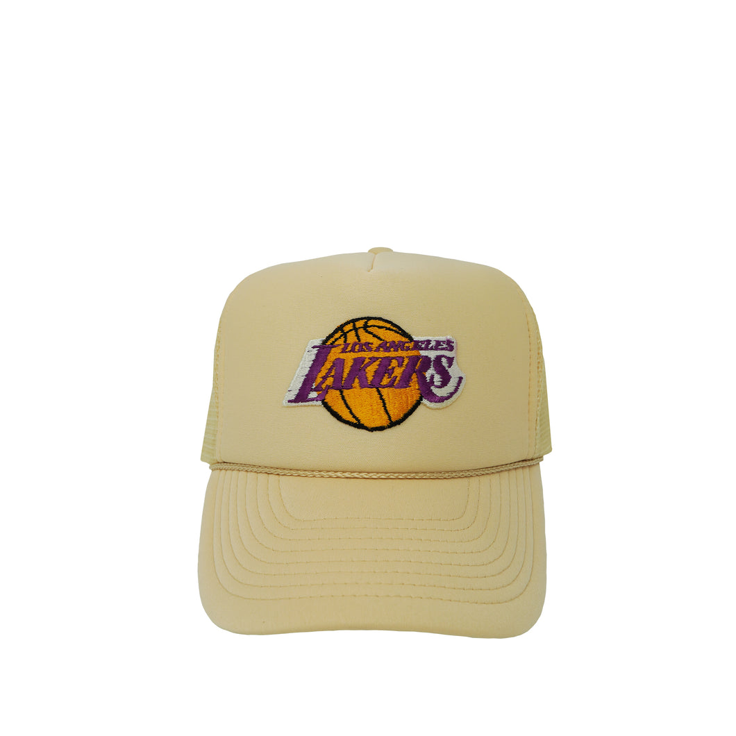 Vintage Lakers Trucker (Beige)