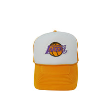 Load image into Gallery viewer, Vintage Lakers Trucker (Gold/White)
