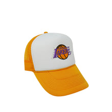 Load image into Gallery viewer, Vintage Lakers Trucker (Gold/White)
