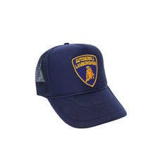 Load image into Gallery viewer, Vintage Lamborghini Trucker (Navy)
