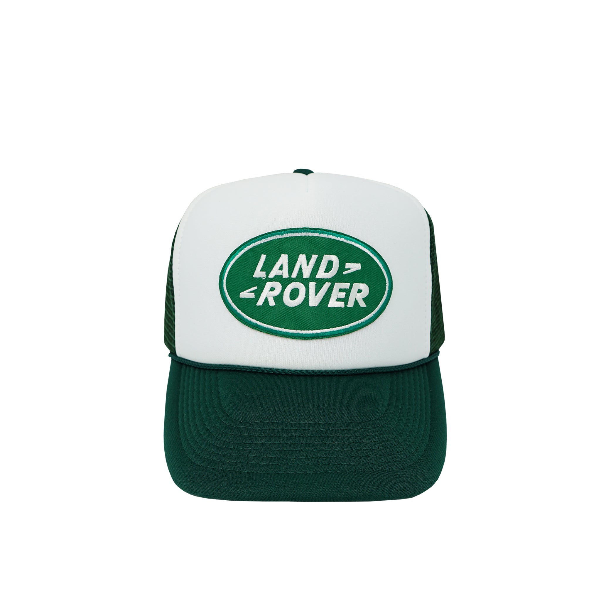 Vintage Land Rover Trucker (White/Green) – Ngo Studios