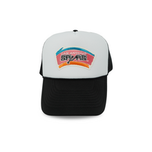 Load image into Gallery viewer, Vintage Spurs Trucker (White/Black)
