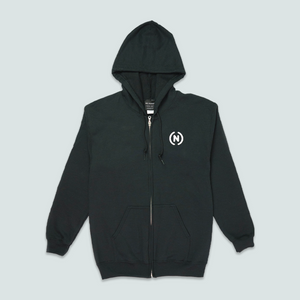 (N) Zip-Up Hoodie (Black)