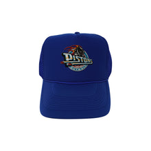 Load image into Gallery viewer, Vintage Pistons Trucker (Blue)
