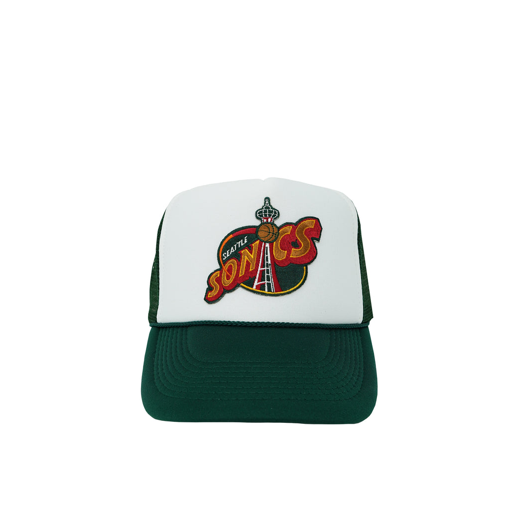 Vintage Seatle Supersonics Trucker (Green/White)