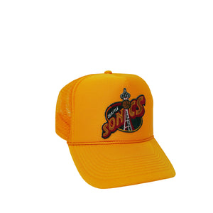 Vintage Seatle Supersonics Trucker (Gold)